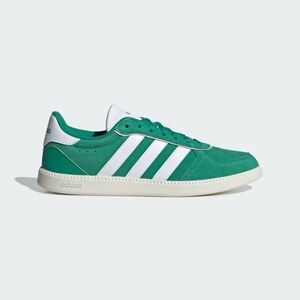 Adidas Breaknet Sleek Green Womens Sneakers, Size 8
